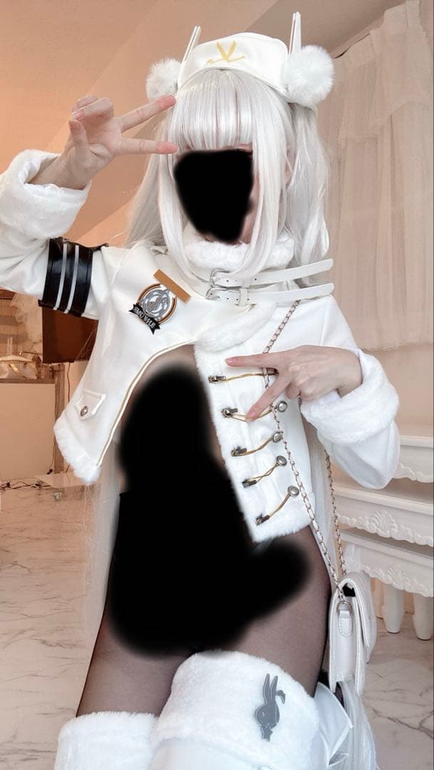 NIKKE ブラン　コスプレ衣装+ウィッグ　勝利の女神　ニケ