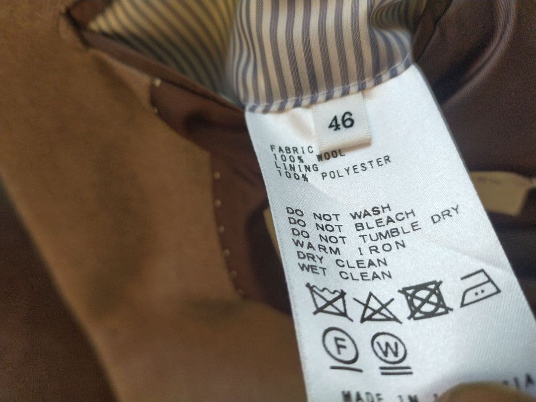 超美品SIMPLICITE × MERINOS DARLES スリーピース 46