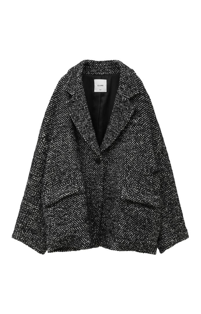 suzu hirose × CLANE mix color over coat