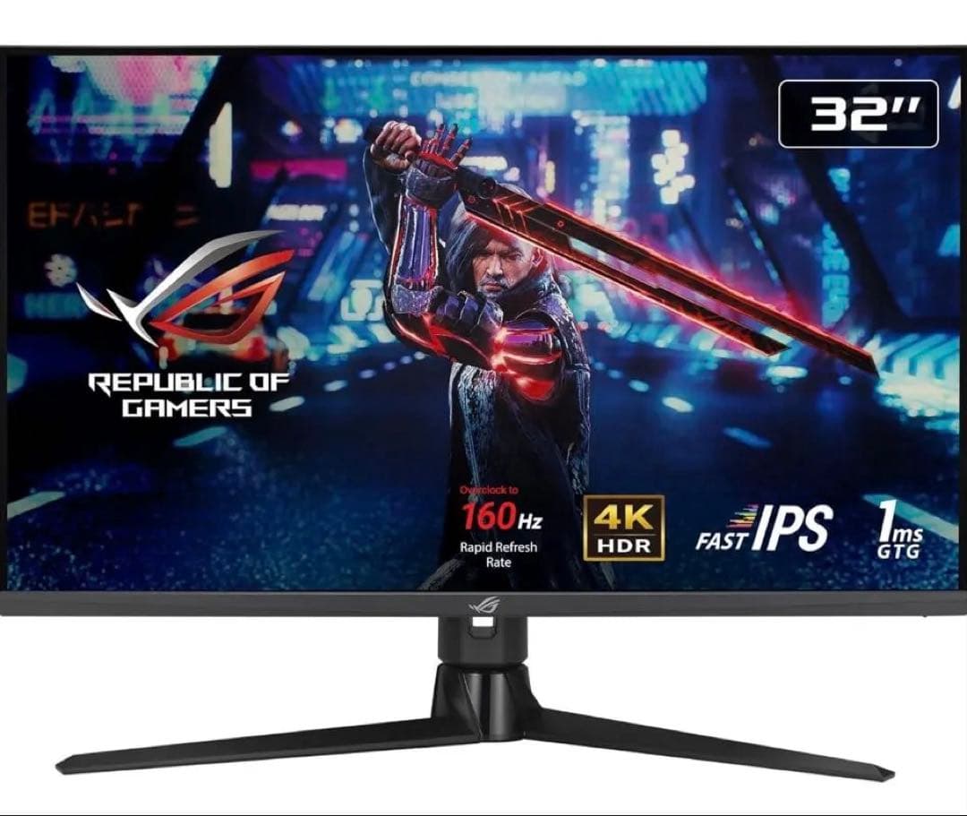 ASUS 4K ゲーミングモニター ROG Swift XG32UQ 32インチ