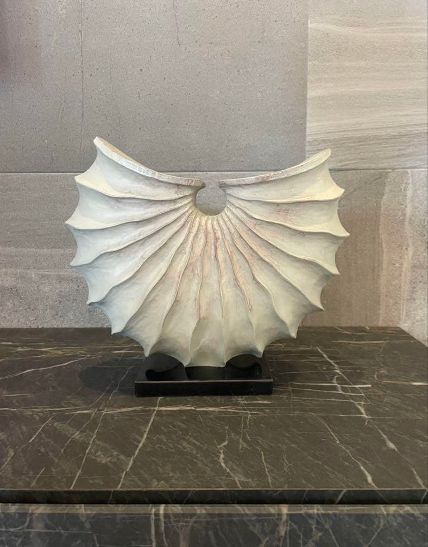 貝殻形状の立体オブジェzara boconcept ikeaホテルライク