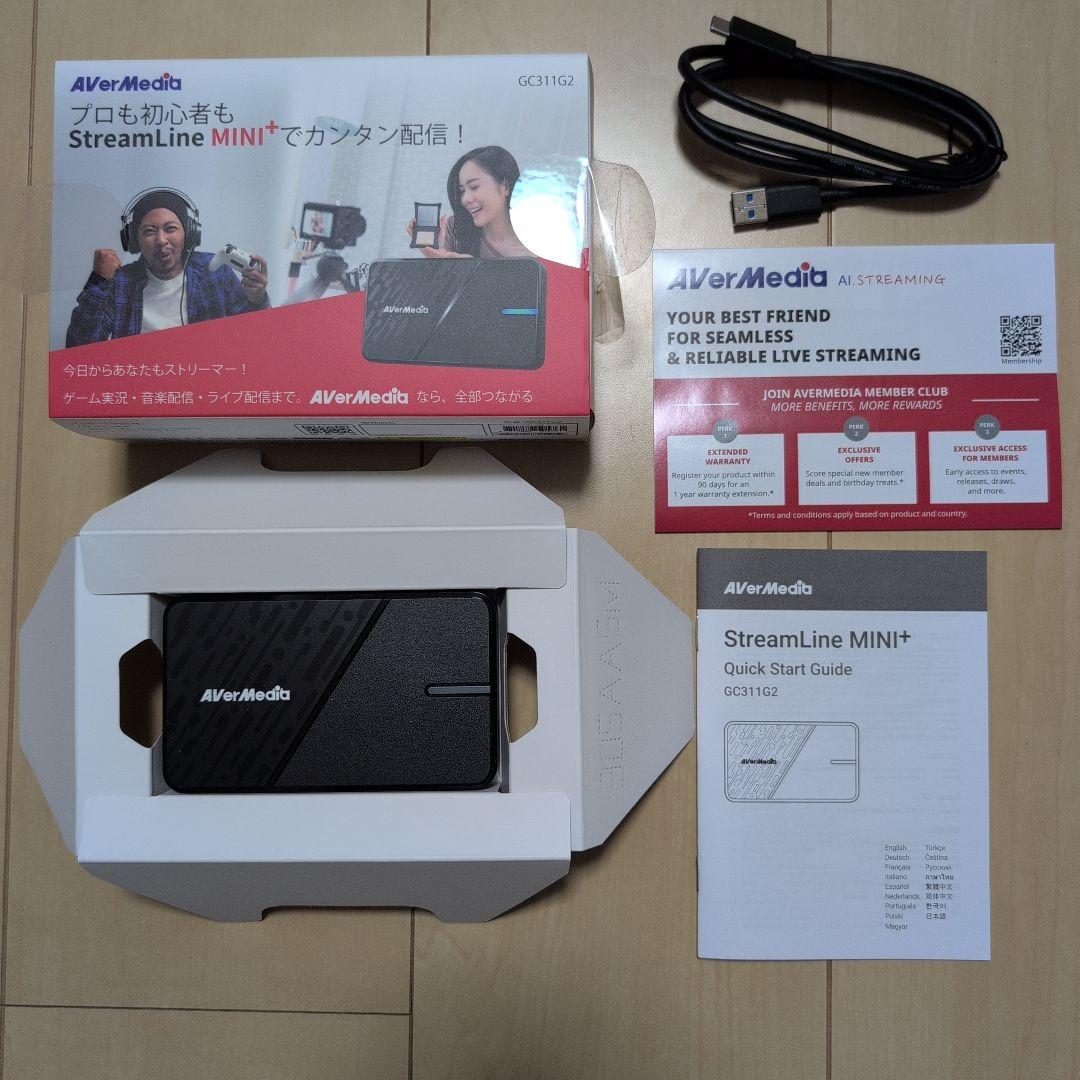 ビデオキャプチャー・キャプチャーボード AVerMedia StreamLine MINI+ GC311G2