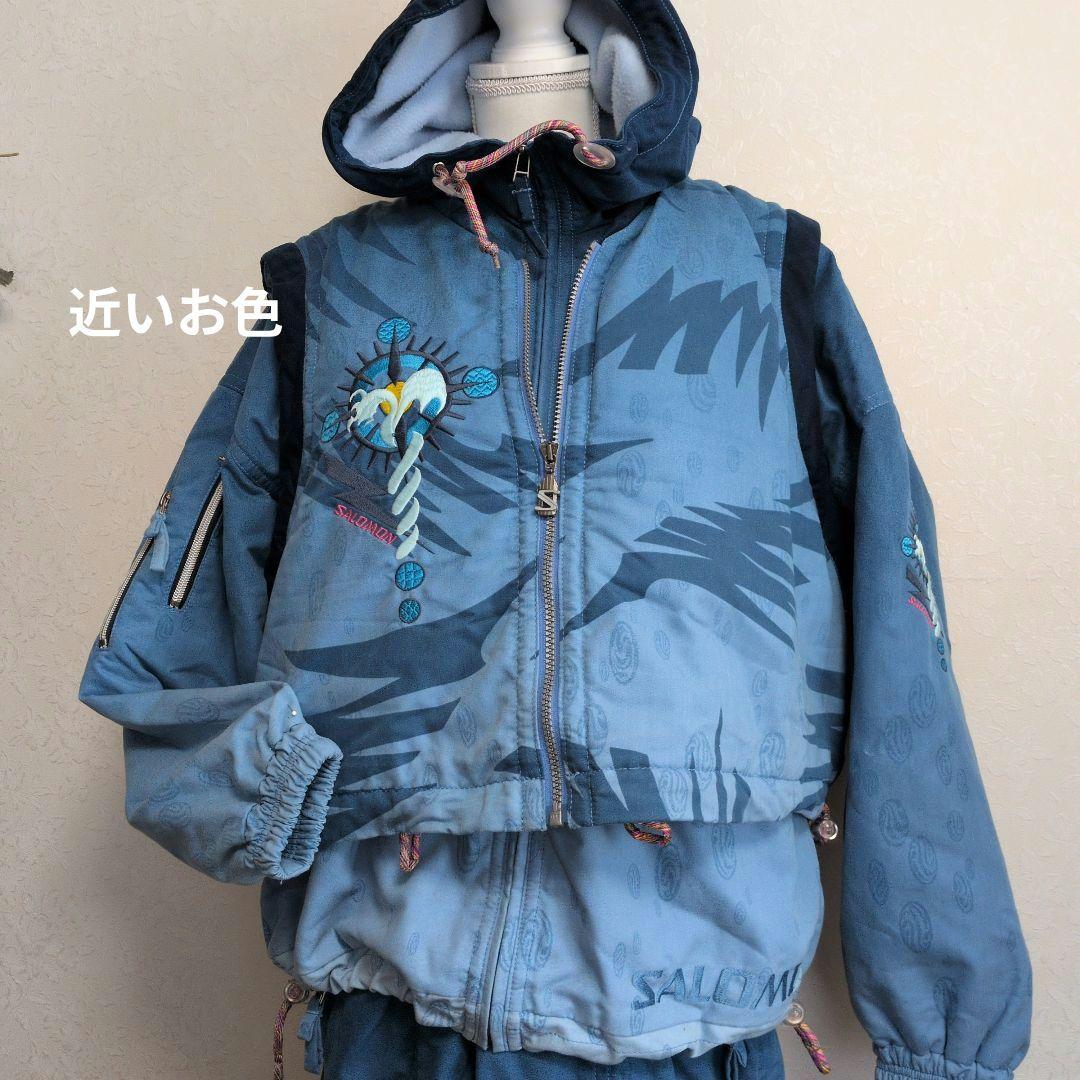 SALOMON ソロモン　レディーススキーウェア 上下＋ベスト付き　L サイズ