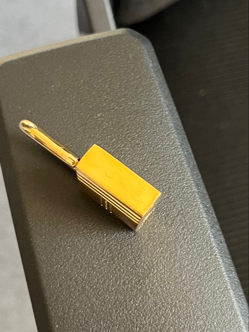 HERMES エルメス カデナ ゴールド 鍵付き パドロック　南京錠