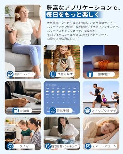 スマートウォッチ Smart Watch【chatgpt対応2026最新】Blm