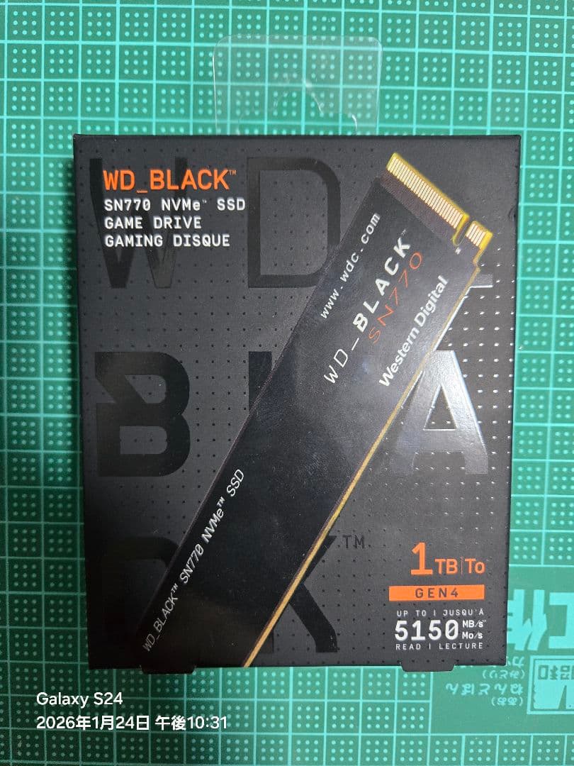 内蔵型SSD WD Black SN770 NVMe SSD 1TB