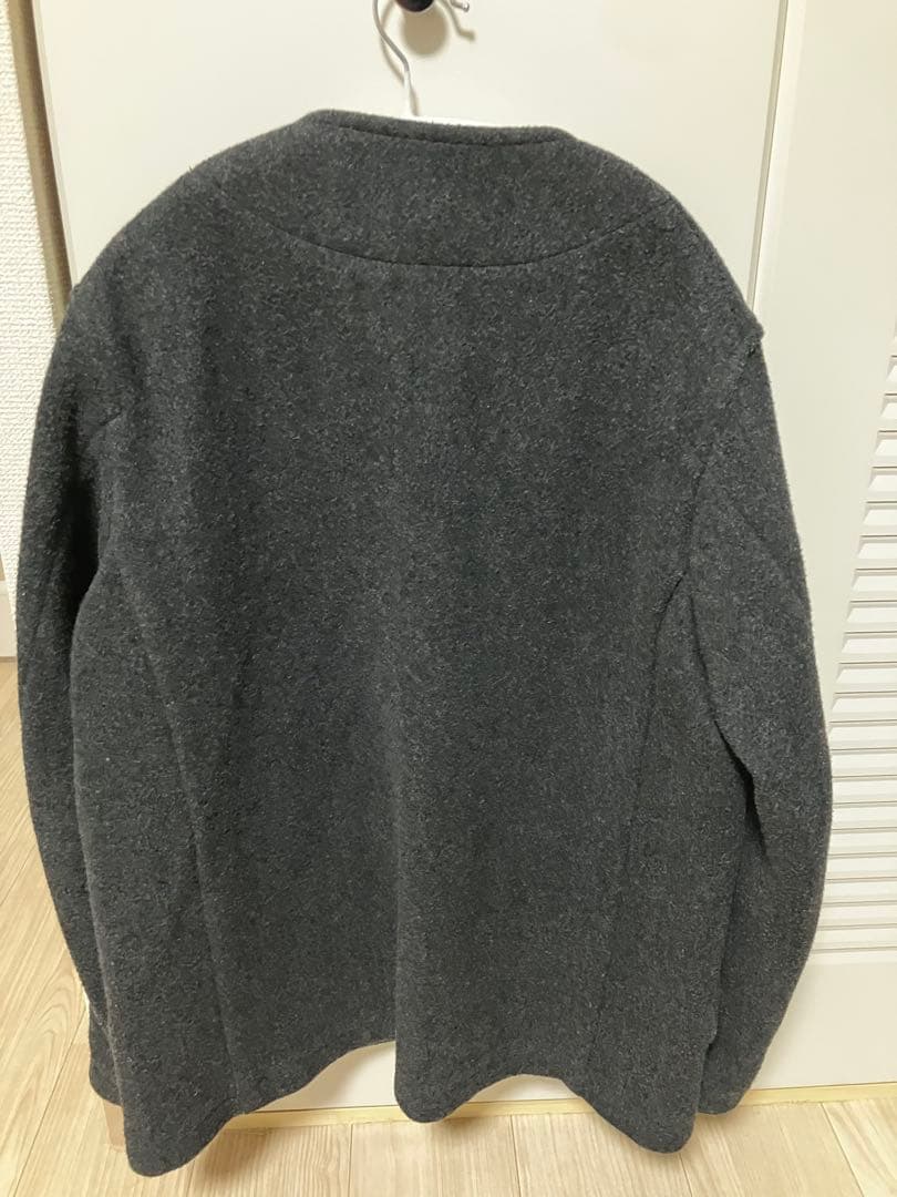 DANTON ダントン　ウール　カラーレスジャケット　ユニセックス