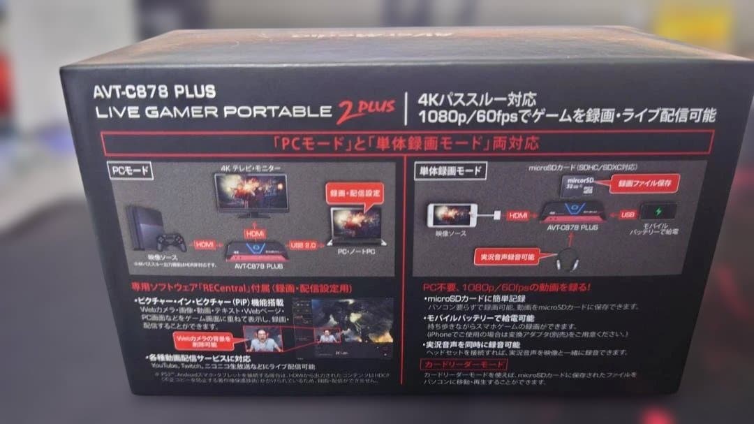 AVerMedia AVT-C878 PLUS キャプチャーボード