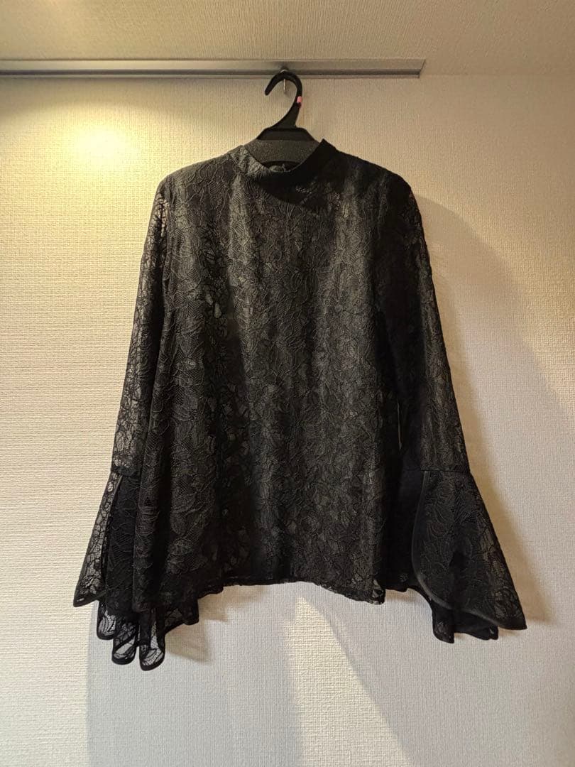 niana ベルスリーブスリットドレス パーティードレス 結婚式