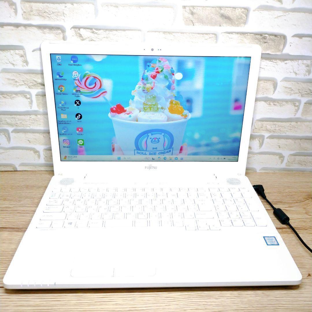 美品♡高性能i7♪富士通ノートパソコン☆Windows11☆DVD カメラ付き