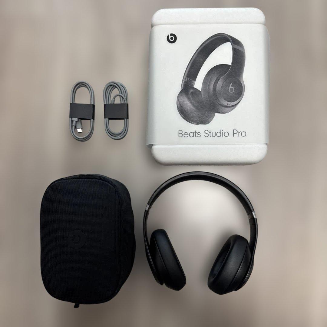 【美品】【一回使用】Beats Studio Pro ワイヤレスヘッドホン