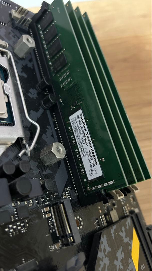 マザーボード ASUS Z270 i7-7700k DDR4 32GB