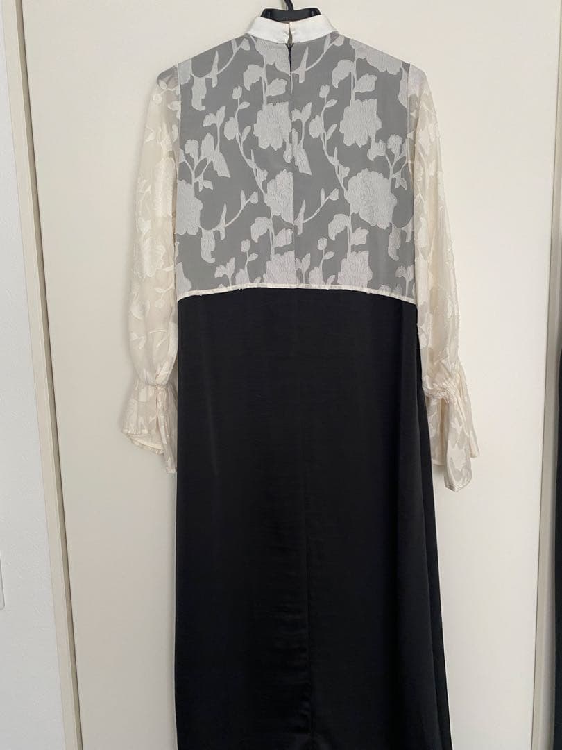 スーツ・フォーマル・ドレス sahara Sheer Jacquard Docking Dress