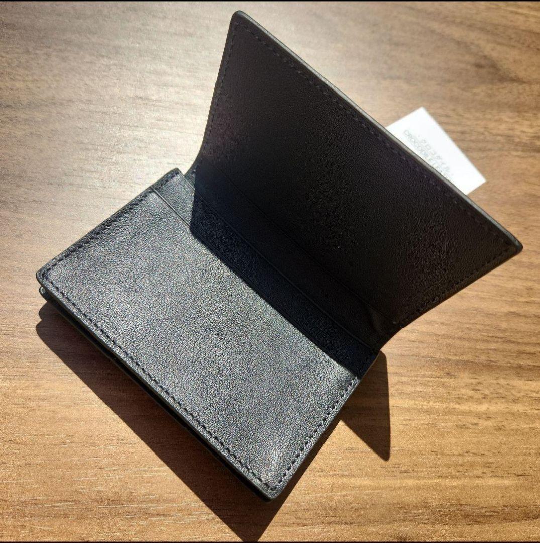 ☆ 実物撮影 ☆ ブルーグレー クロコダイル 財布 名刺 カードケース 定期入れ