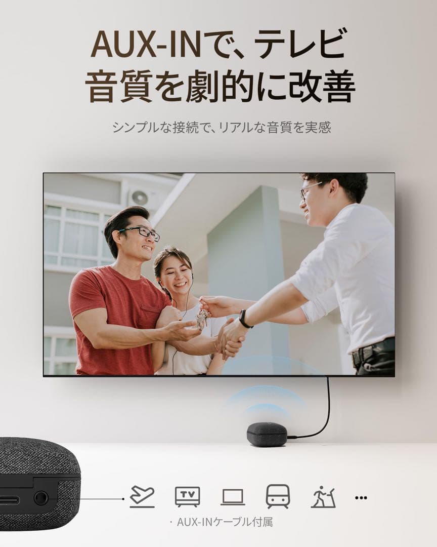 Cearvol Wave Lite 集音器 高齢者向け AUX-INテレビ対応