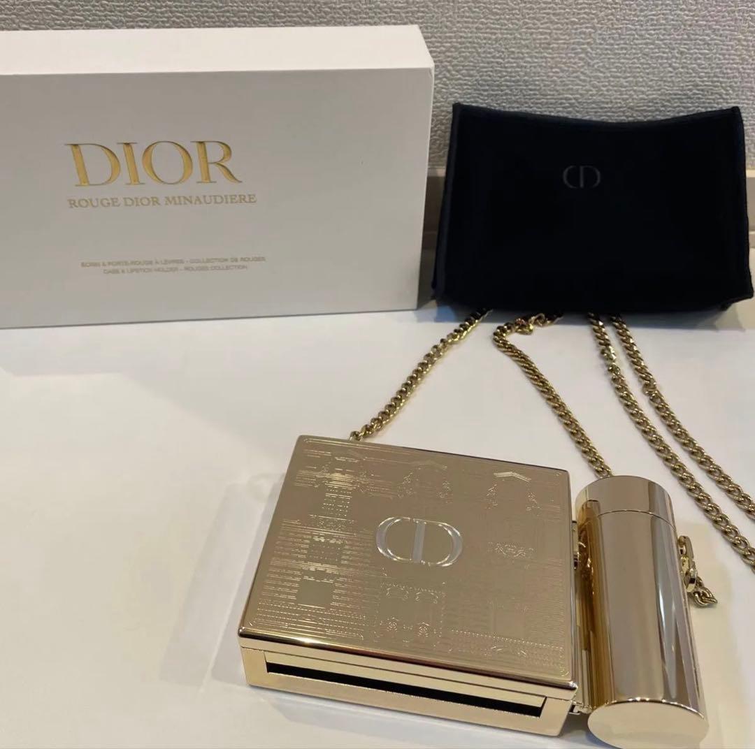 Dior 限定品　ディオール　ミノディエール　チェーンバッグ　チェーンクラッチ