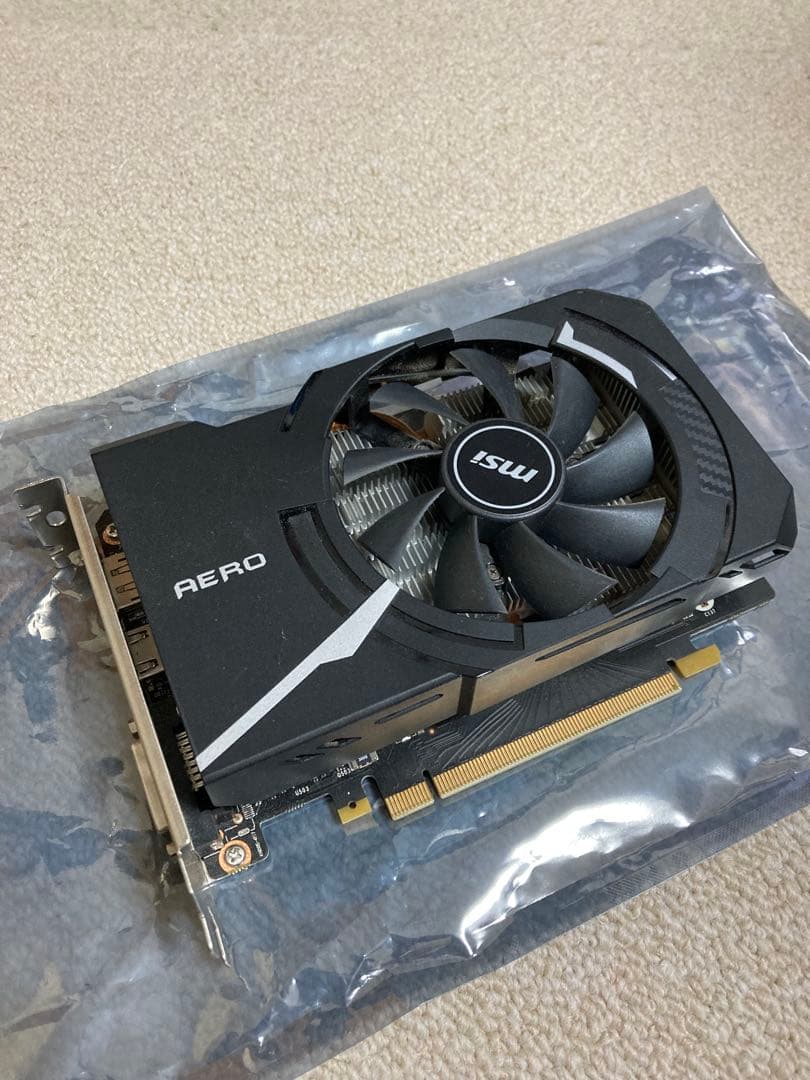 グラフィックボード・グラボ・ビデオカード MSI GeForce GTX 1650D6 AERO ITX OCV2 4GB