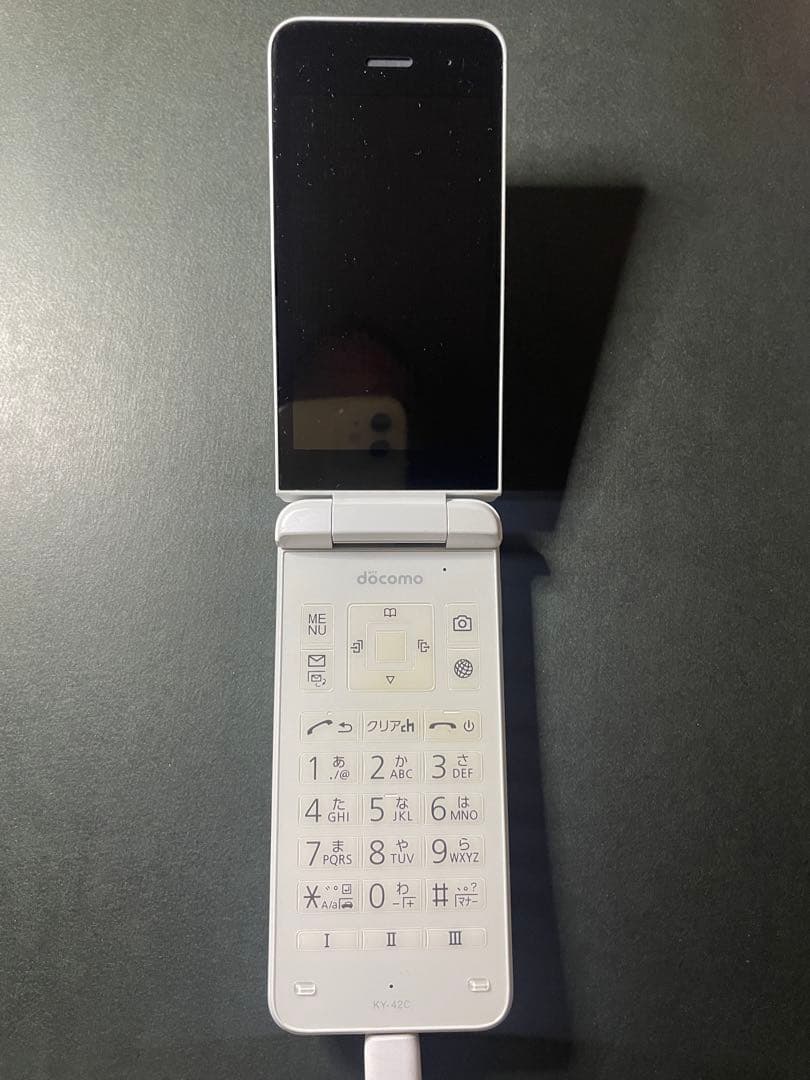 docomo SIMフリー 4G DIGNO ケータイ KY-42C ホワイト