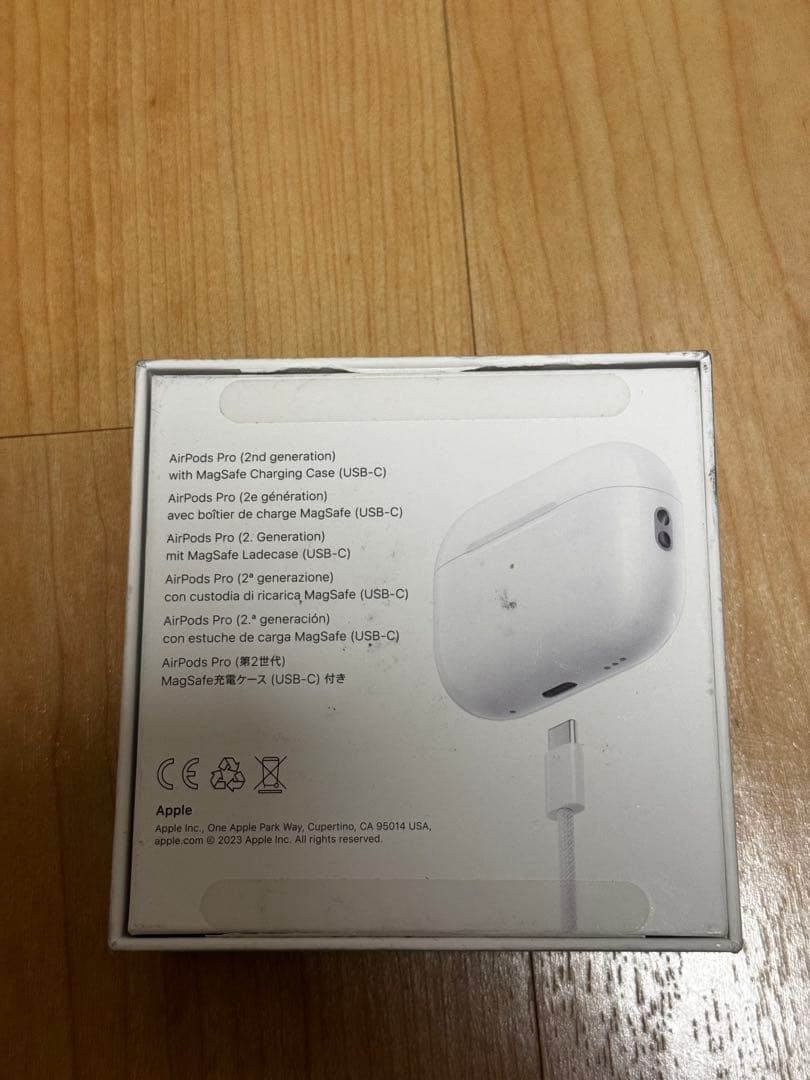 【極美品】Apple AirPods Pro 第2世代 (USB-C) 付属品有