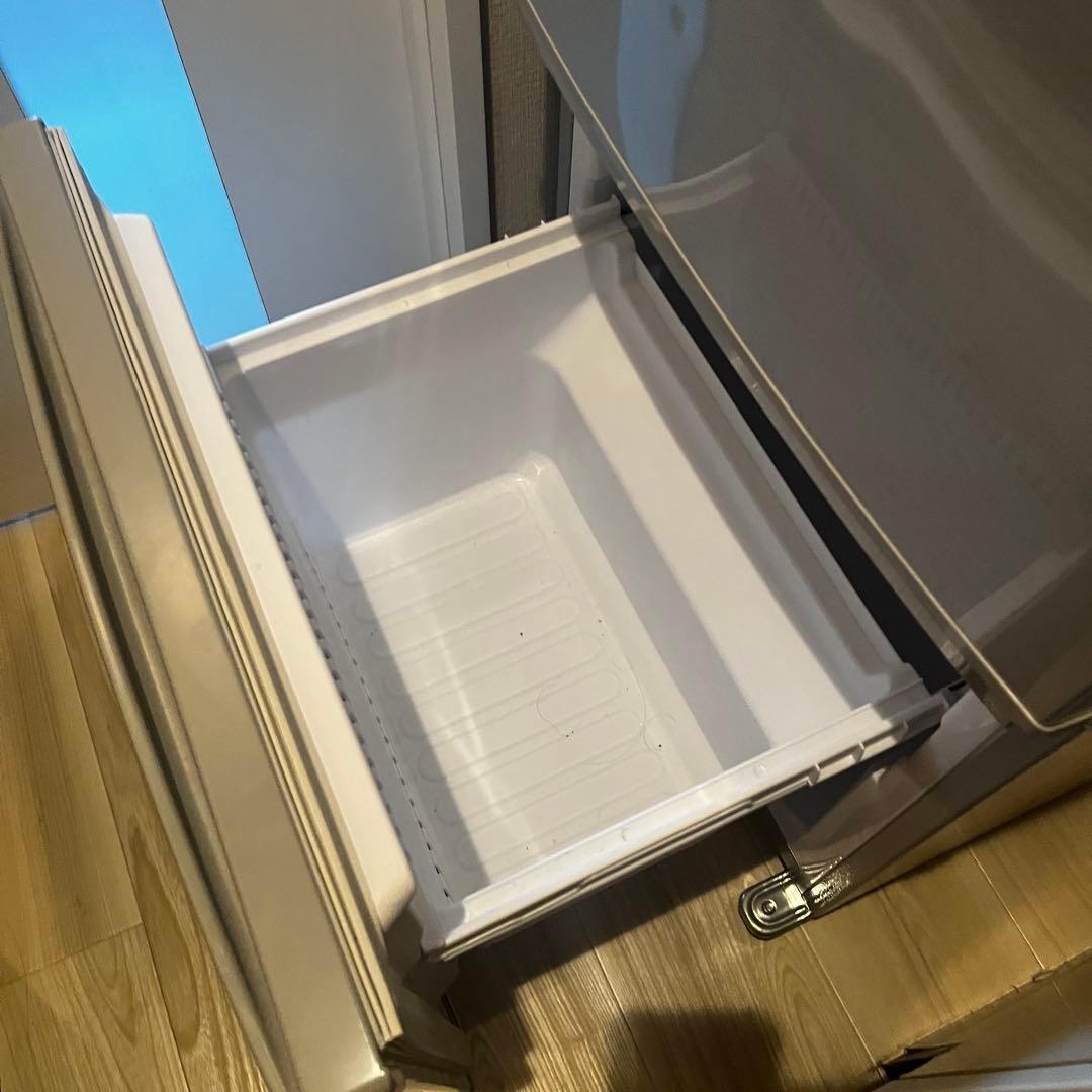 SHARP シルバー 2ドア冷蔵庫 167L