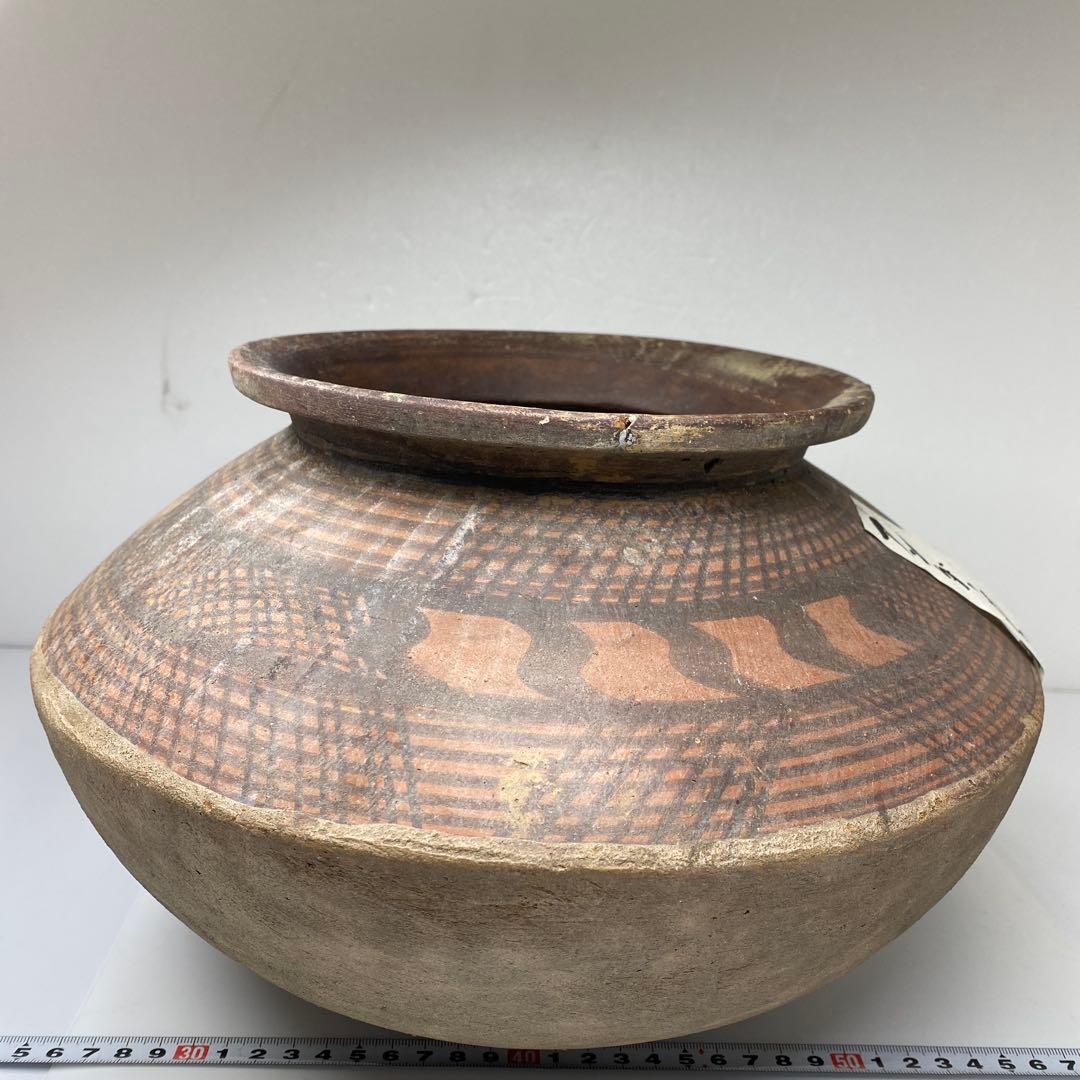 古代　紀元前　アンダーソン土器　木箱付高さ20.5㎝タサニ東な7-0223☆2F