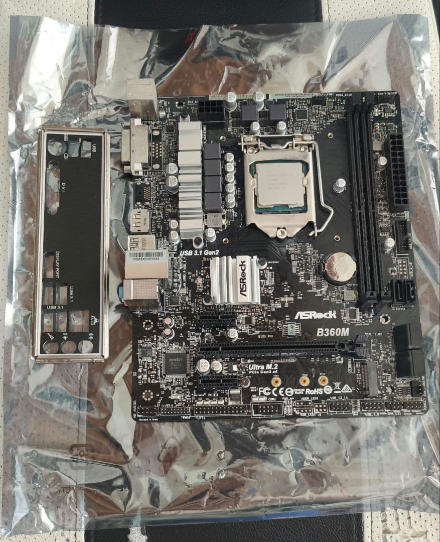 Intel core i5 9400 + ASRock B360M セット