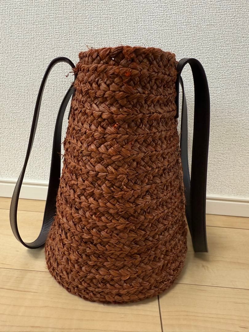 サンローラン　SAINT LAURENT パニエ　ラフィア