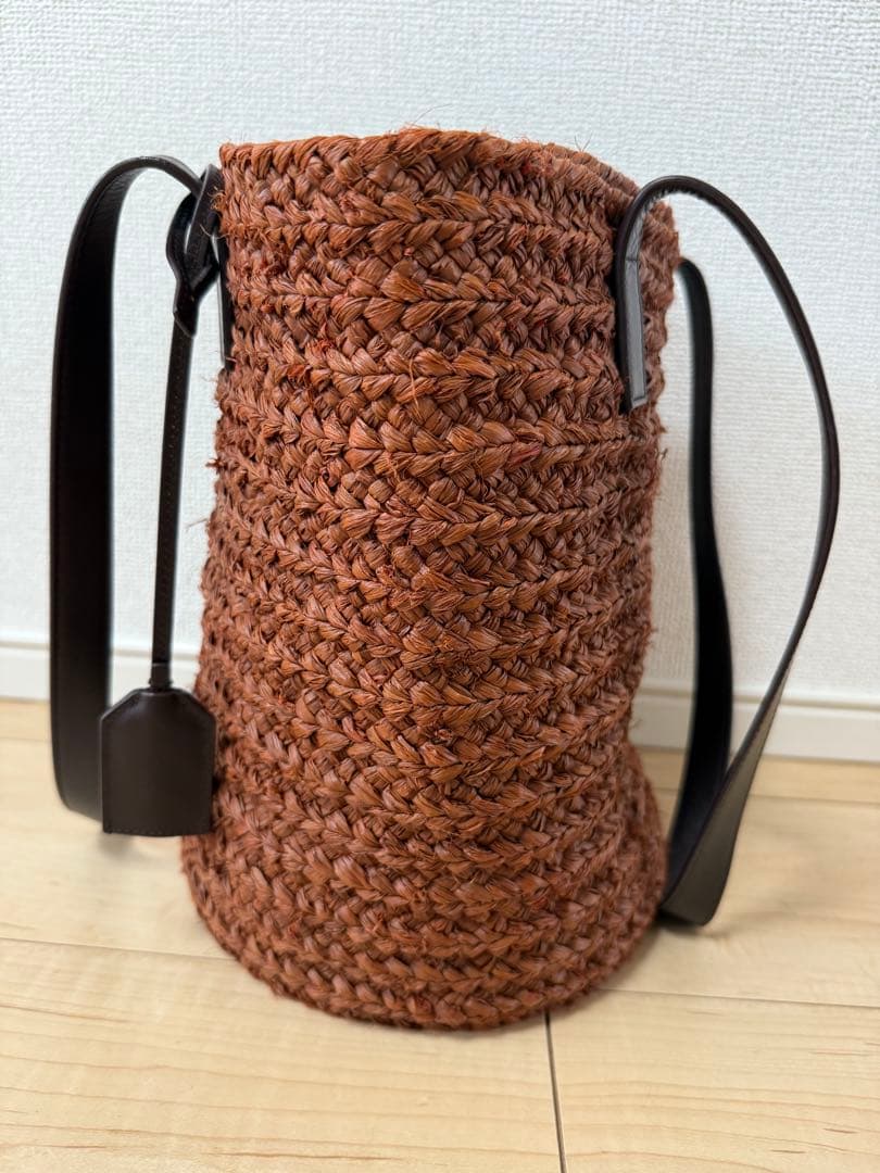 サンローラン　SAINT LAURENT パニエ　ラフィア