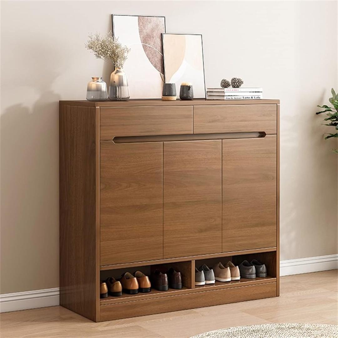 シューズラック 靴箱 下駄箱 キャビネット木製 靴ラック