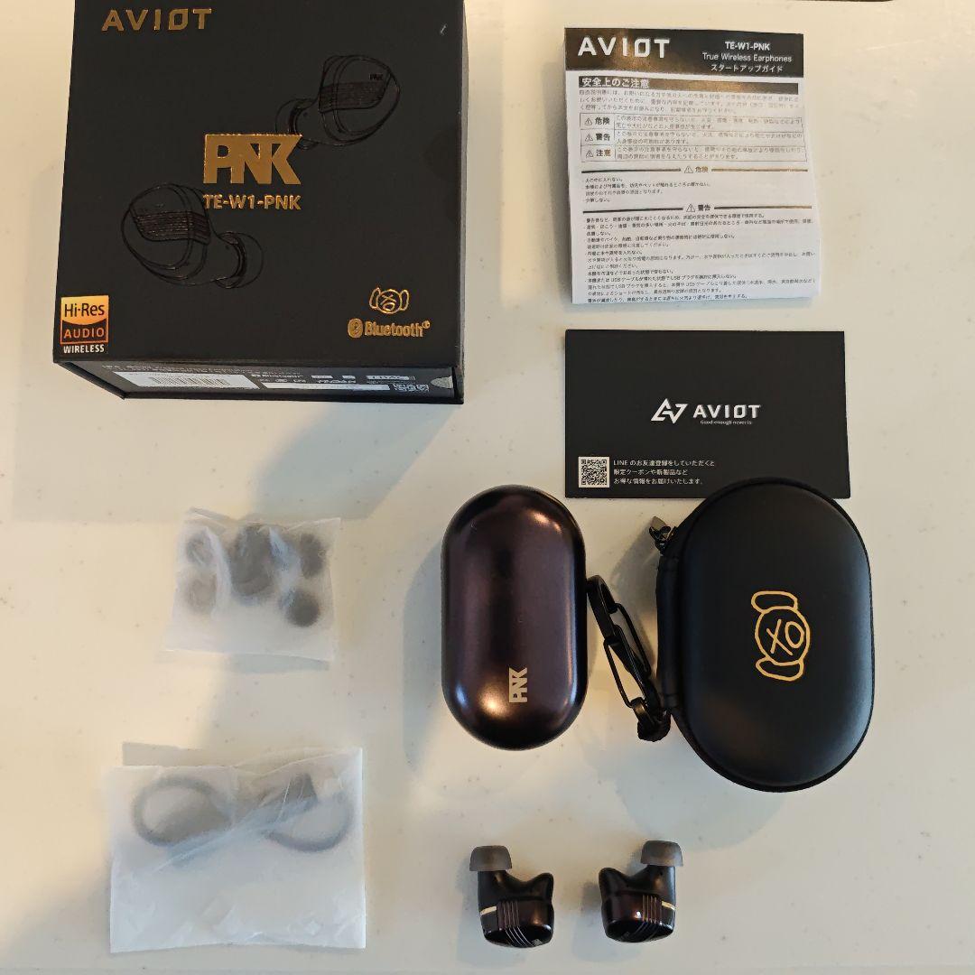 ピヤホン8 AVIOT TE-W1-PNK ワイヤレスイヤホン