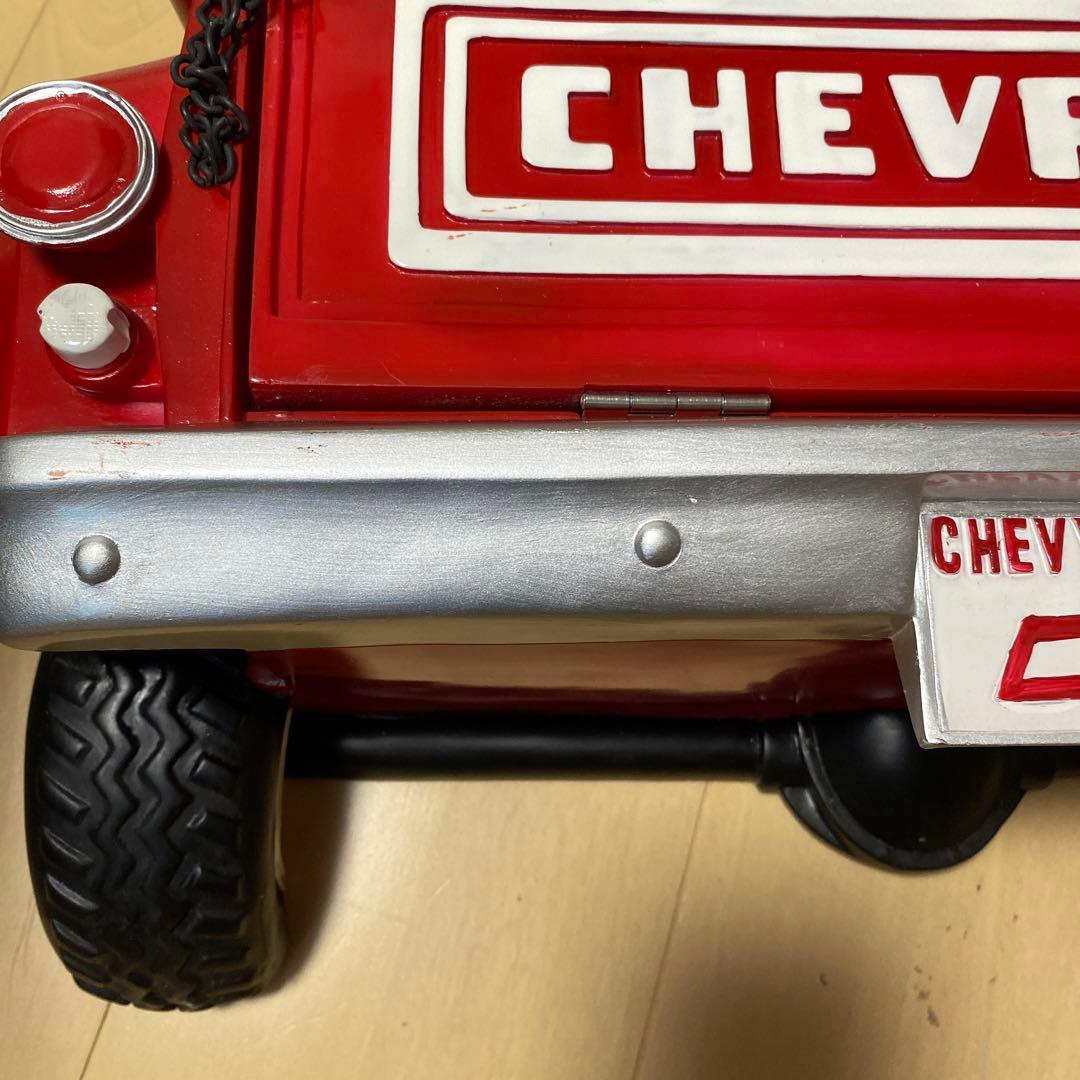 CHEVROLET カーシェルフ　ガラス棚付き　レトロ　インテリア　おしゃれ