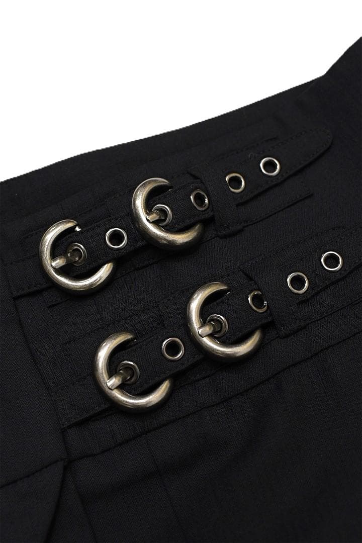 Q348/美品 THOMAS WYLDE サルエルパンツ ハイウエスト 0 黒