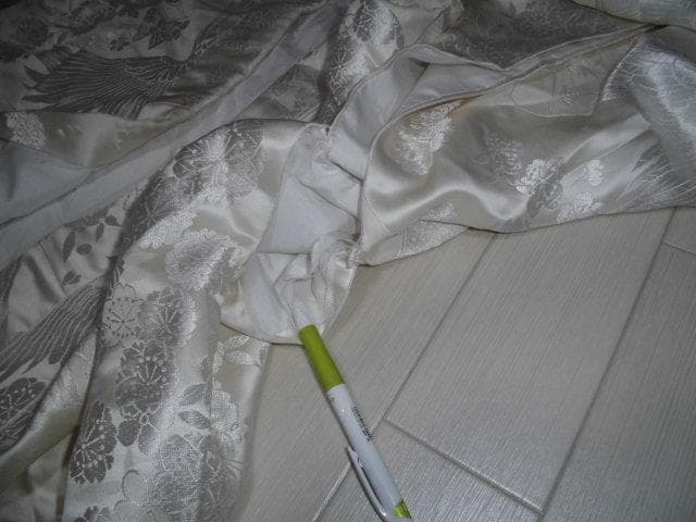 54 花嫁着物 婚礼衣装 白無垢 白打掛 鶴柄