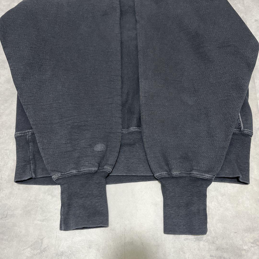 90s チャンピオン リバースウィーブ USA製 ブラック サイズL 刺繍タグ