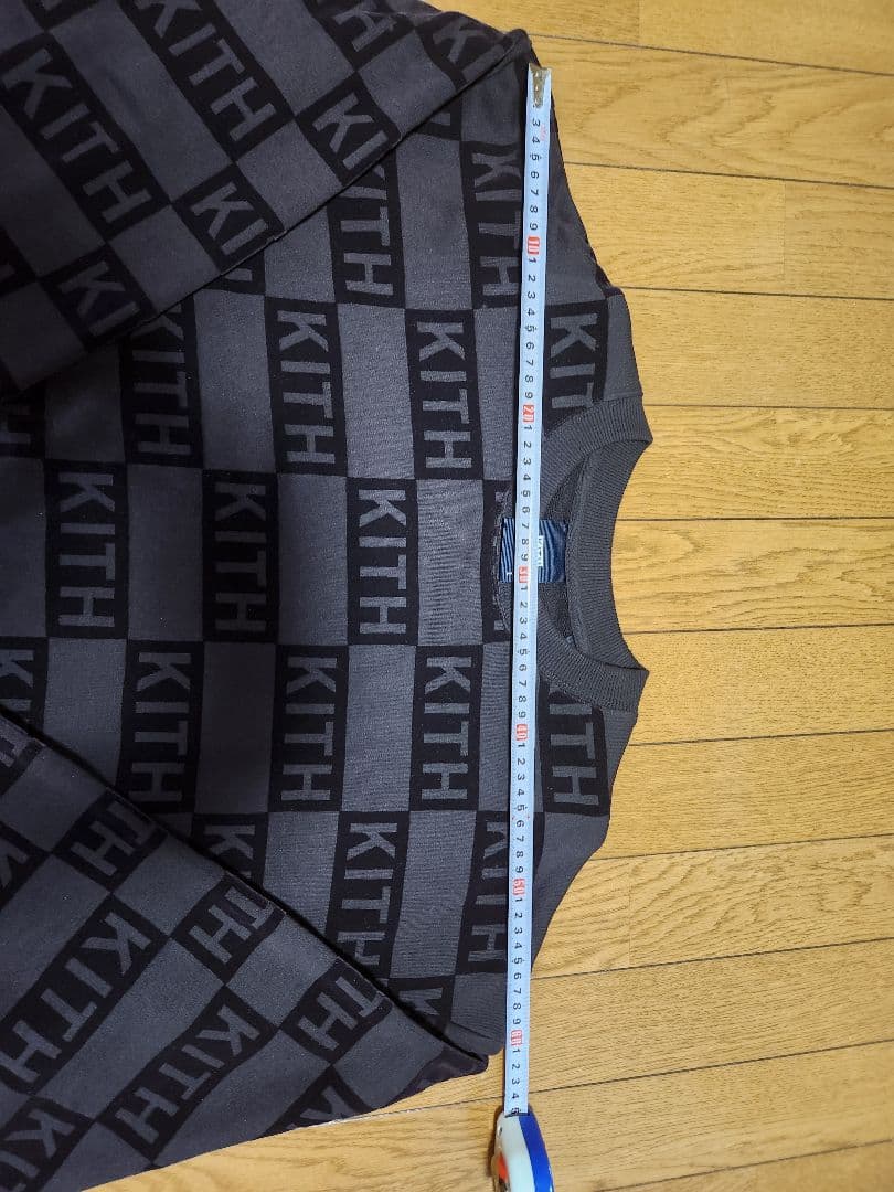 未使用　KITH フロックドモノグラムネルソンクルーネックトレーナー