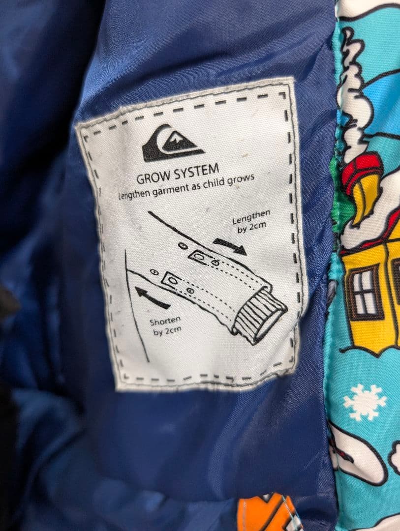 子ども用スキーウェア上下セット_クイックシルバー_105-125cm