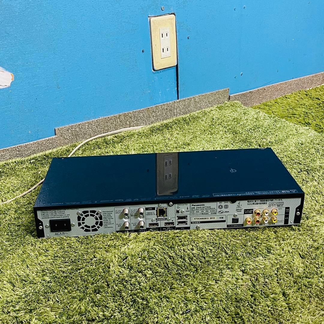 パナソニックブルーレイデスクレコーダーDMR-BZT920電源確認済みジャンク品