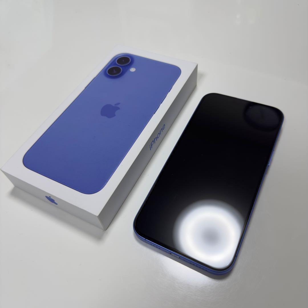 【美品・おまけ付】iPhone16 Plus 512GB ウルトラマリン（ブルー