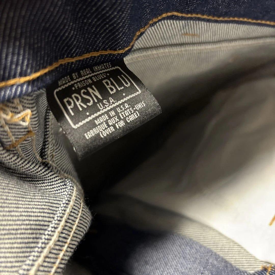 PRISON BLUES ダブルニー　デニムパンツ　w36 超美品