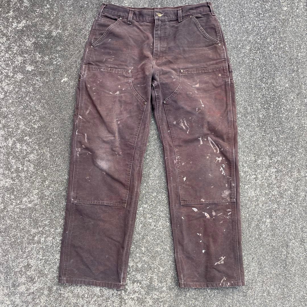 Carhartt B136 DKB ダブルニー ペインター 34×32 フェード