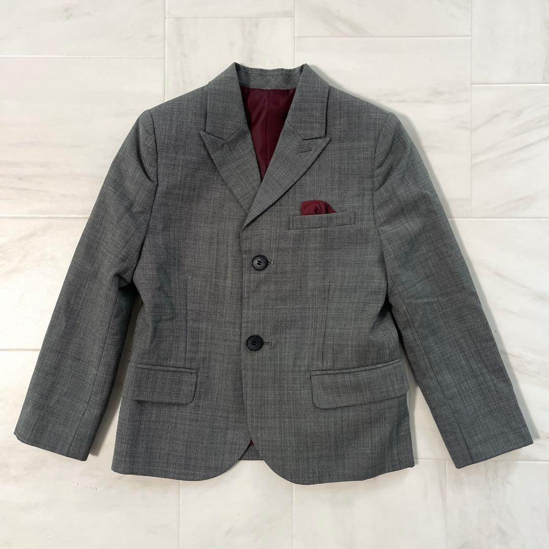 バーバリーロンドン フォーマルスーツ 120男の子スーツ 入学 卒園 豪華