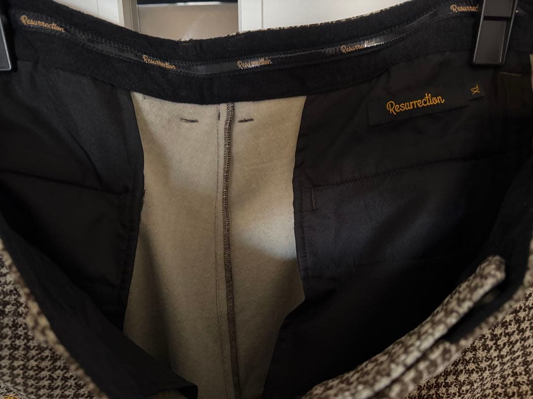 レザレクション　ウォーム　千鳥　パンツ　XL