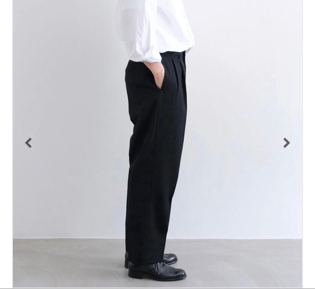 週末限定　HEUGN \"e\" 2 PLEATED TROUSERS