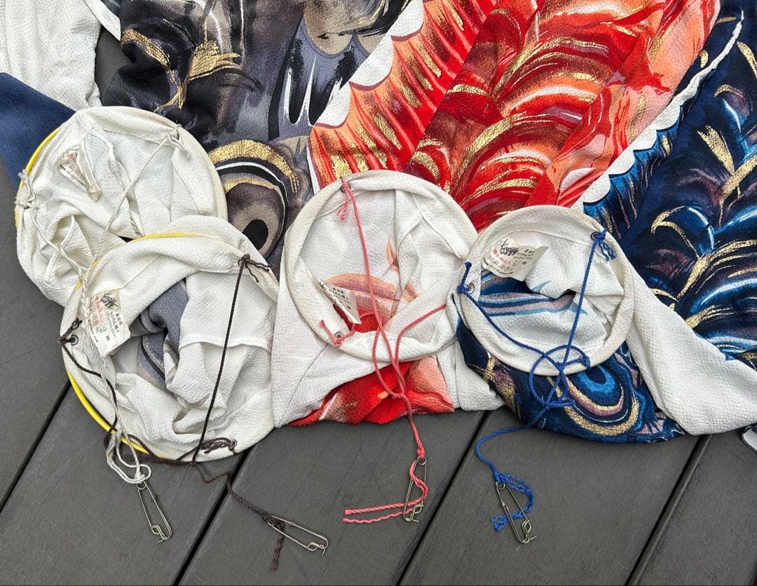 鯉のぼり2m 日本製ちりめん織り撥水加工