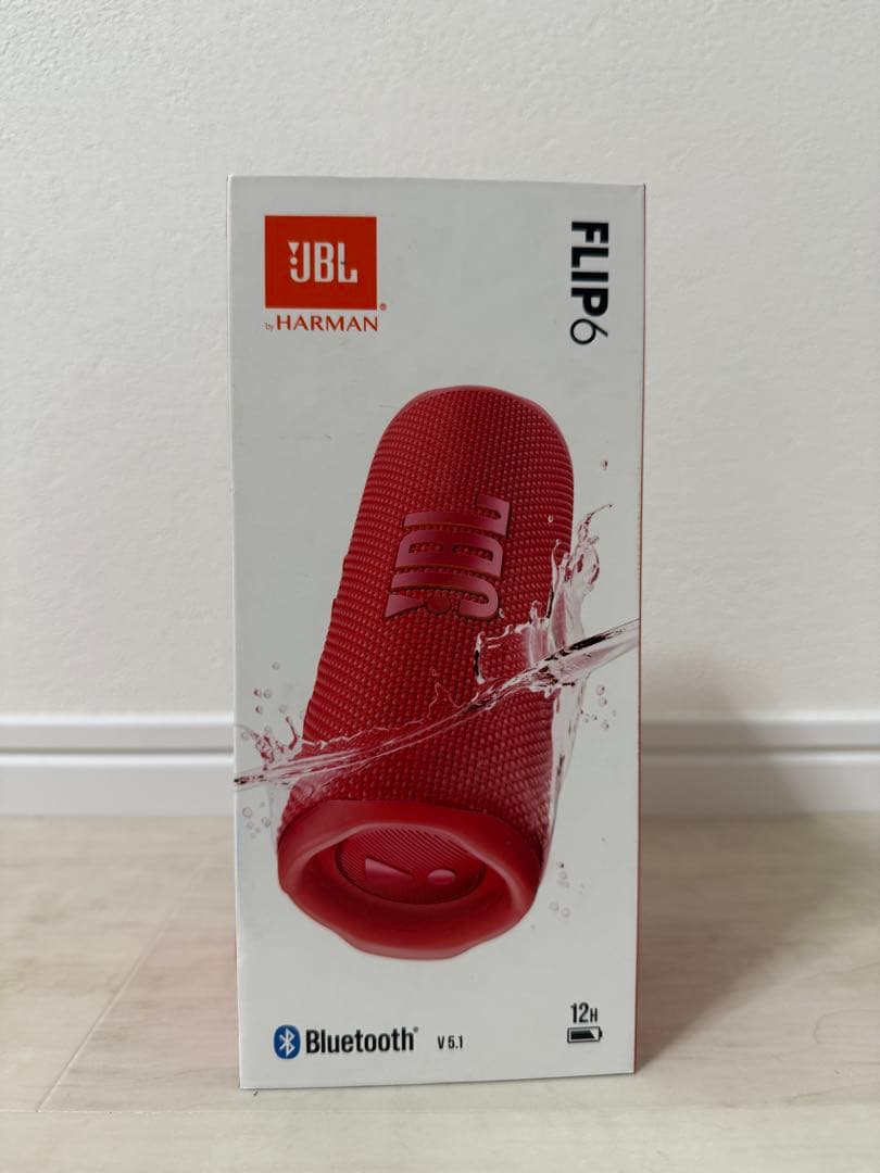 JBL FLIP6 レッド ワイヤレススピーカー　赤　未開封