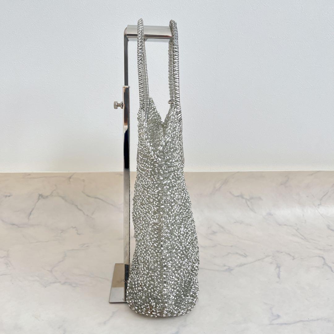 美品 ANTEPRIMA スタンダードII バスケットバッグ シルバー