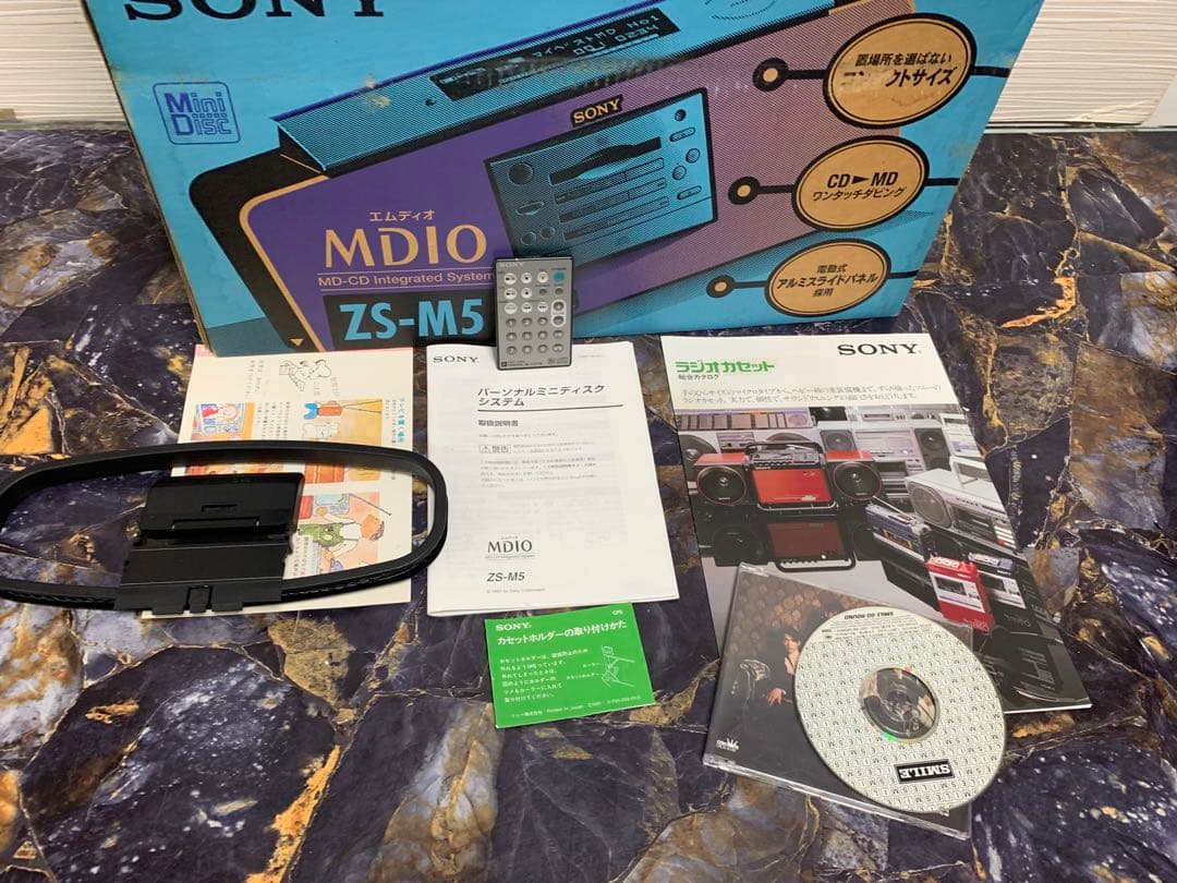 美品SONY ZS-M5長期保管品 メンテ済 動作良好♪名機 高音質CD/MD