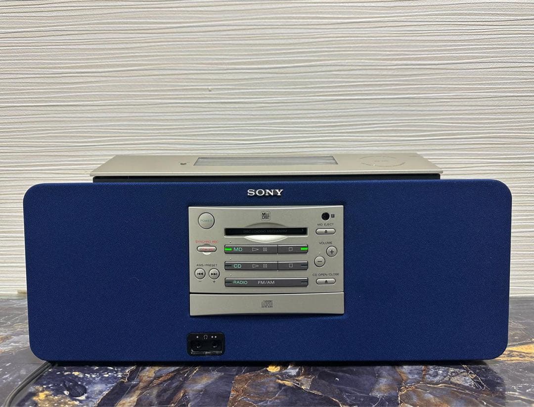 美品SONY ZS-M5長期保管品 メンテ済 動作良好♪名機 高音質CD/MD