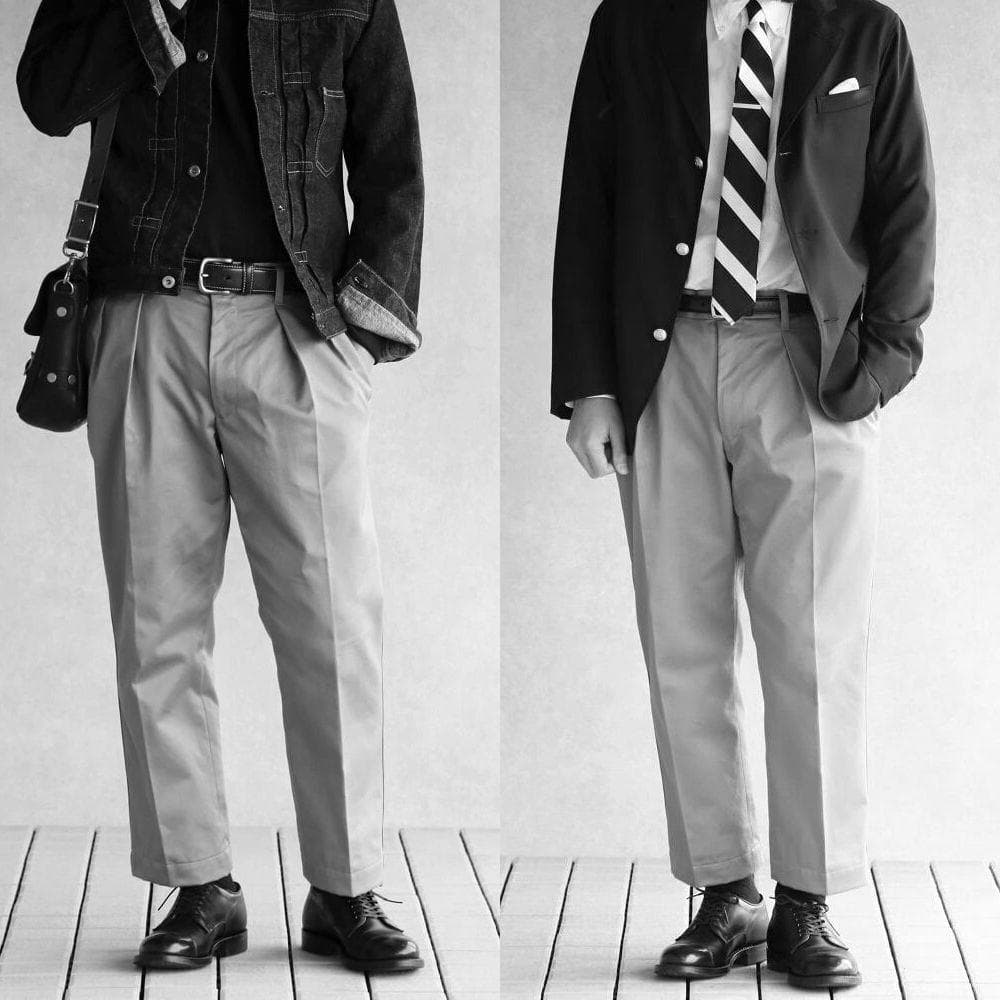 専用　バーンストーマー 1945P マッカサー 2 復刻 2タック チノ パンツ