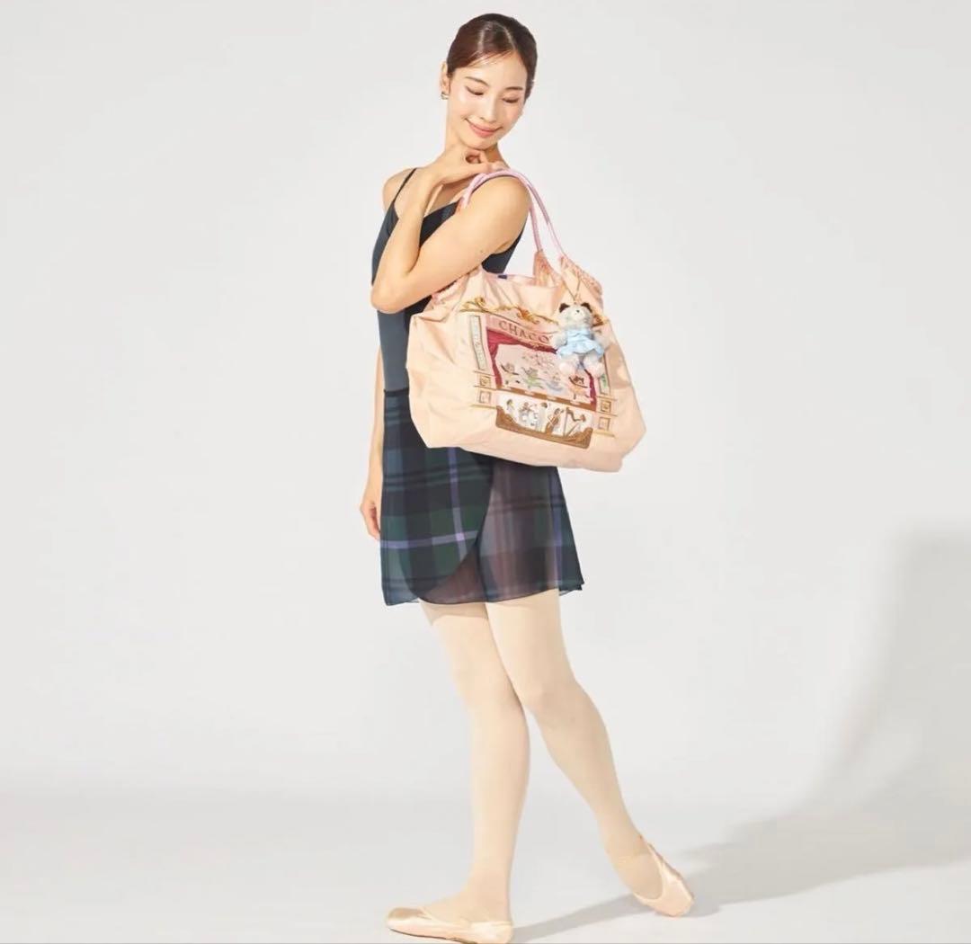 ボールアンドチェーン Cat Ballerina エコバッグ　L